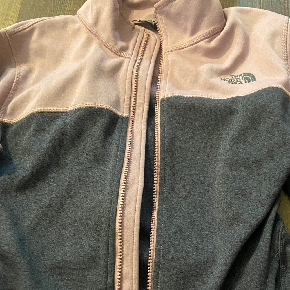North face zip up jacket